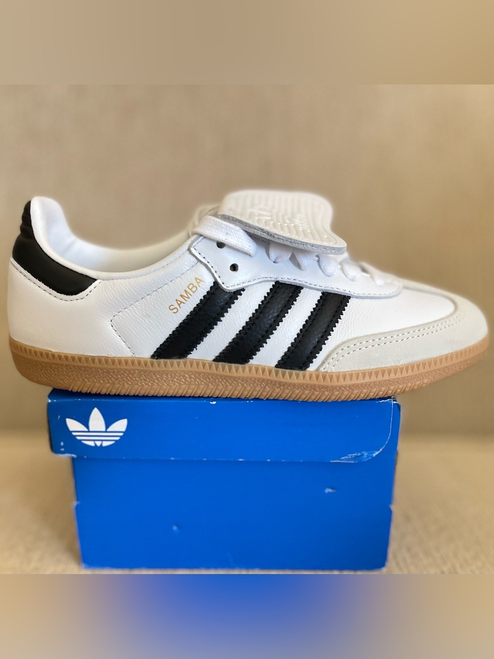 Size 5.5 - adidas Samba LT Cloud White Core Black Gum IG4279 Women’s NEW